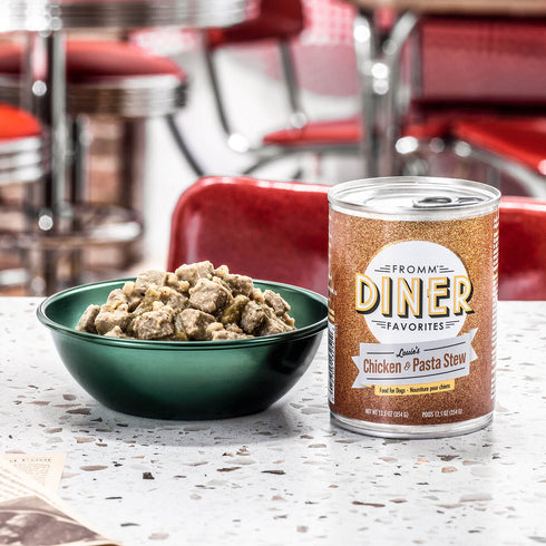 Fromm Diner Favorites Wet Dog Food - Louie's Chicken & Pasta Stew - 12.5oz Can